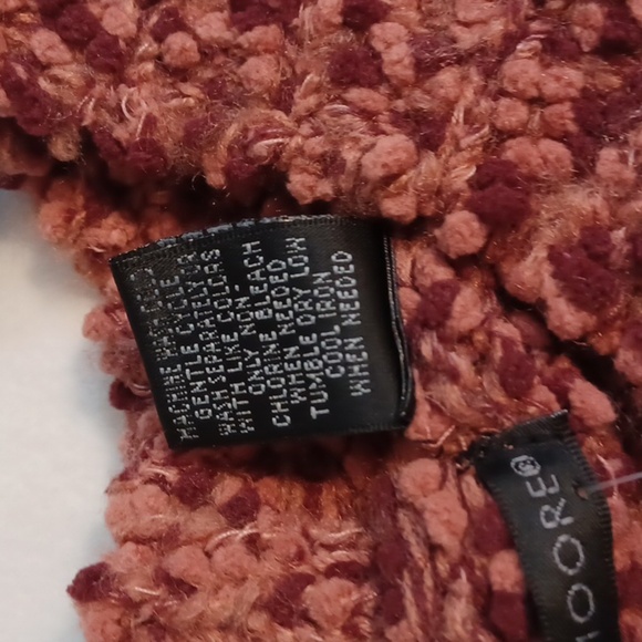 Womans Preswick & Moore Orange Fall Soft Knit Long Sleeve Sweater L New - Picture 8 of 8